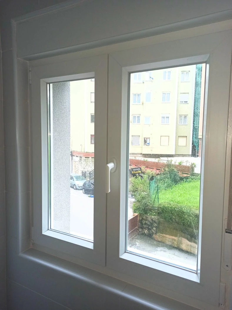 Ventana de PVC Blanco instalada en Cantabria